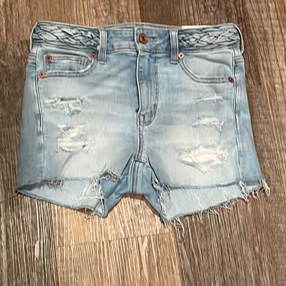 American Eagle Hi-Rise Shortie Shorts